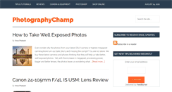 Desktop Screenshot of photographychamp.com